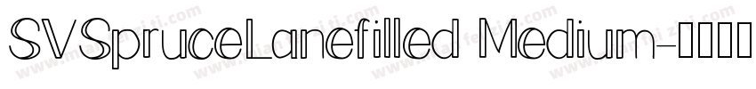 SVSpruceLanefilled Medium字体转换